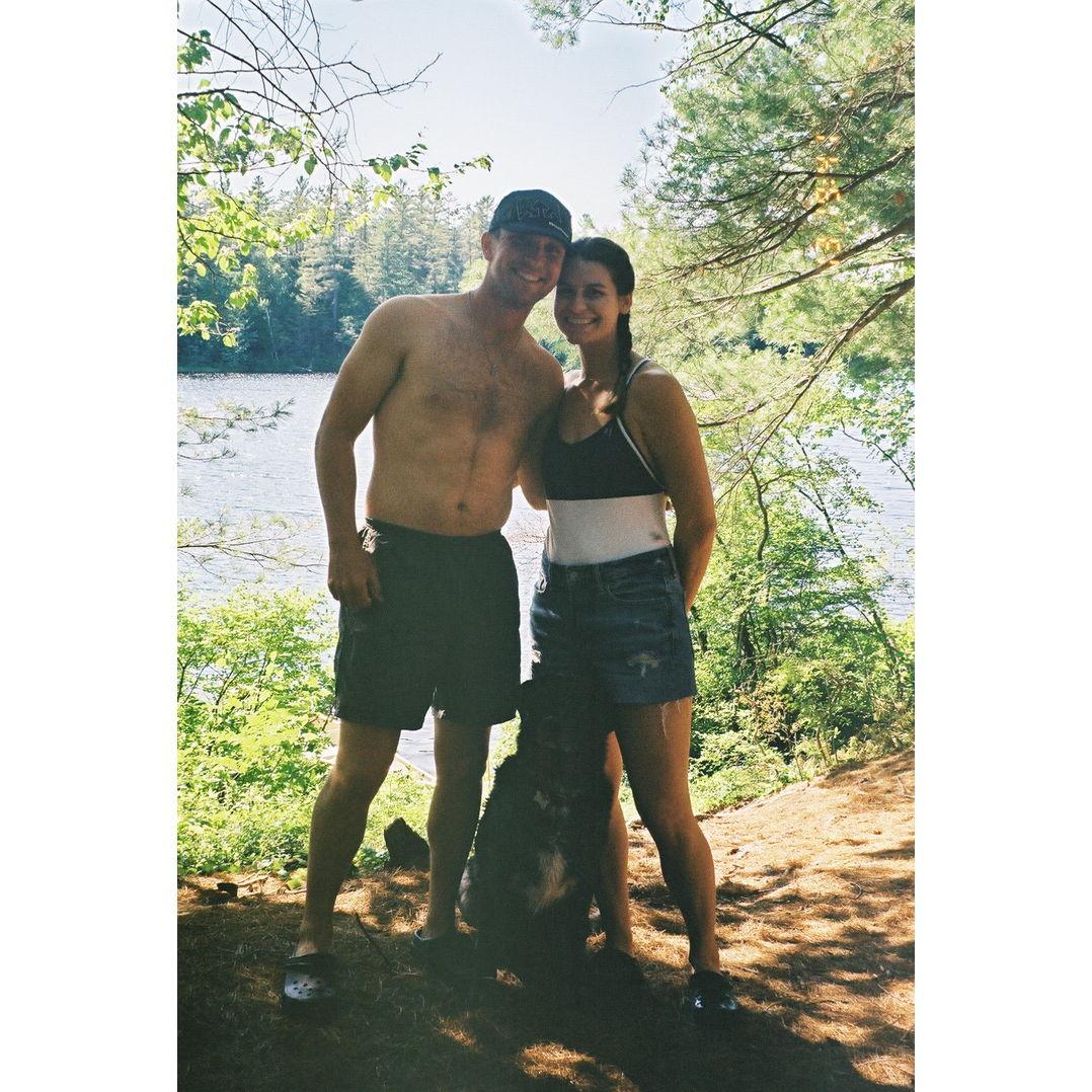 Camping trip to Rollins Pond with our dear pals Jordan and Kevin