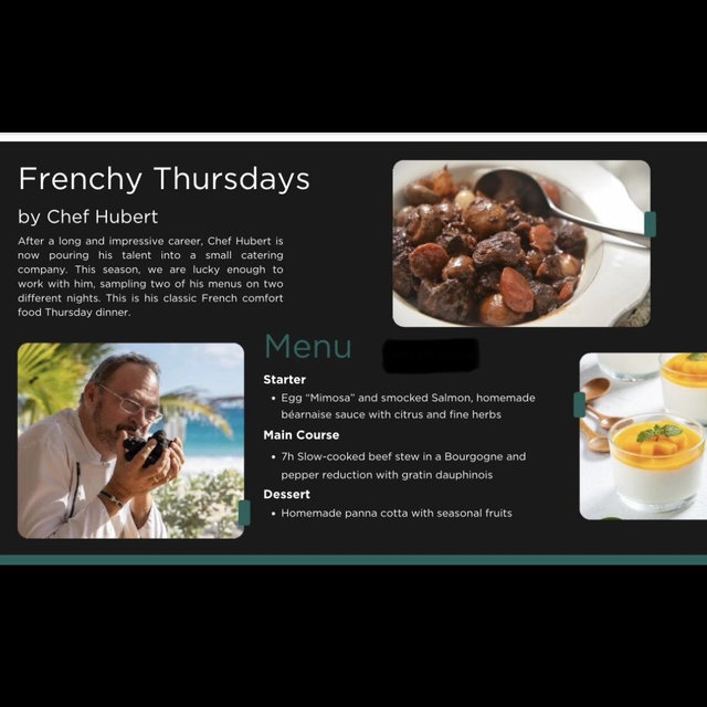 St Martin dinner/drinks night 4 for 2!!