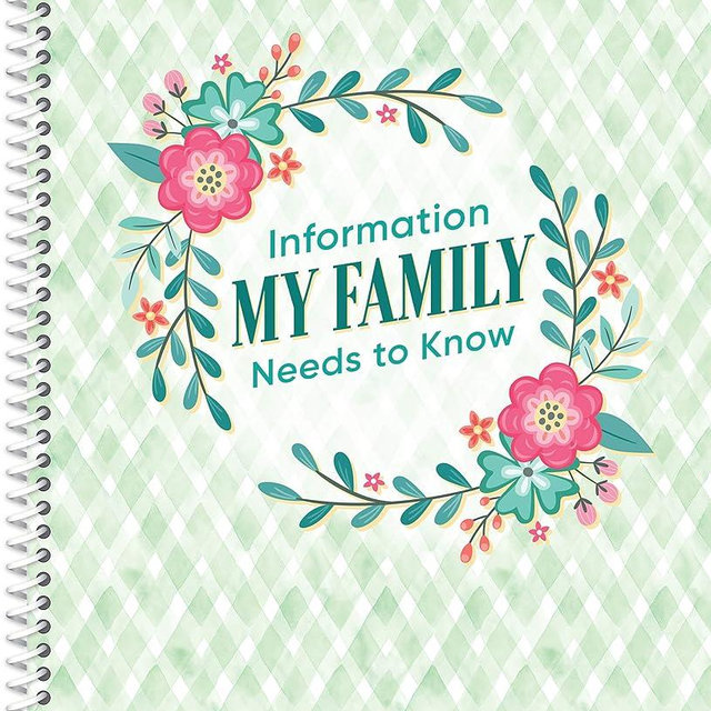 Information My Family Needs to Know Organizer (Green) (Volume 1)