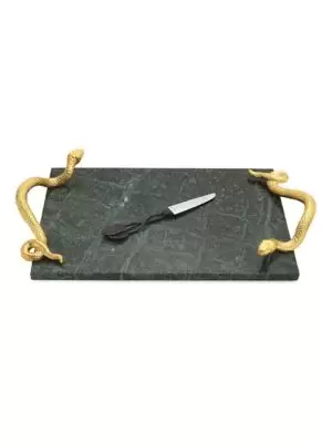 Rainforest Two-Piece Cheese Board & Knife Set