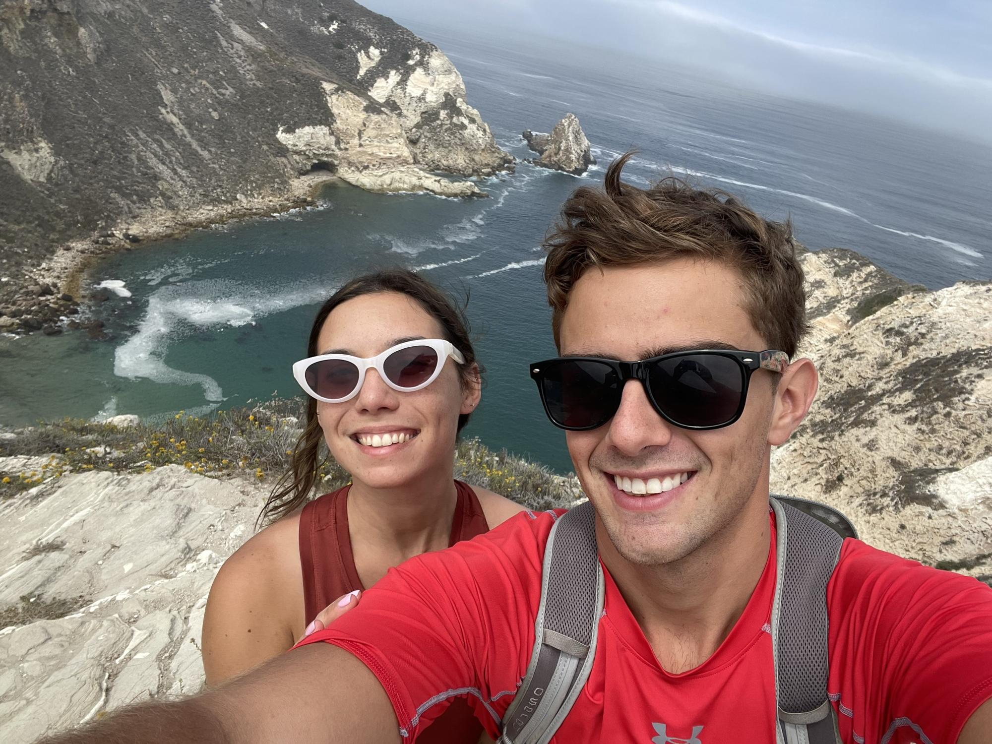 Exploring Channel Islands National Park in California. We saw a megapod of thousands of dolphins on the ferry ride here. It was breathtaking!