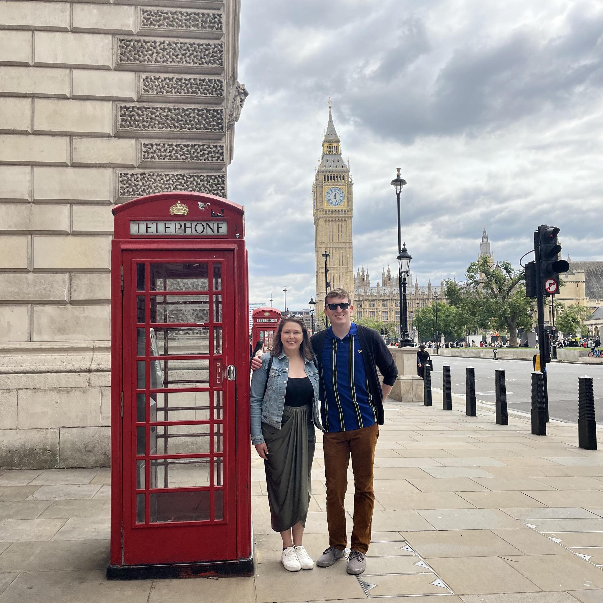 London! (Our first international trip!)