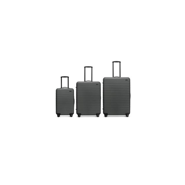 Away Suitcases Set of Three - Asphalt
