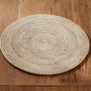 Tava Flat Round Placemat - Natural