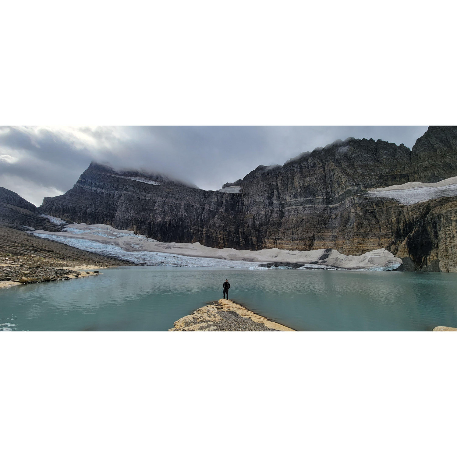 Our first hike to a glacial lake together. Glacier National Park