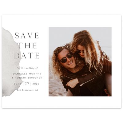 Pewter Gray, Grey Wedding Digital Save the Date - Cello Photo