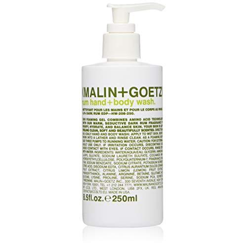Malin + Goetz Hand + Body Wash, Rum, 8.5 Fl Oz
