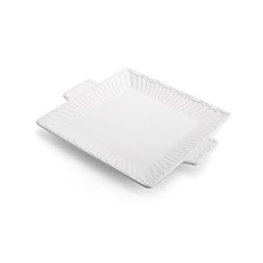 Mikasa Italian Countryside Square Dessert Tray, 11-Inch
