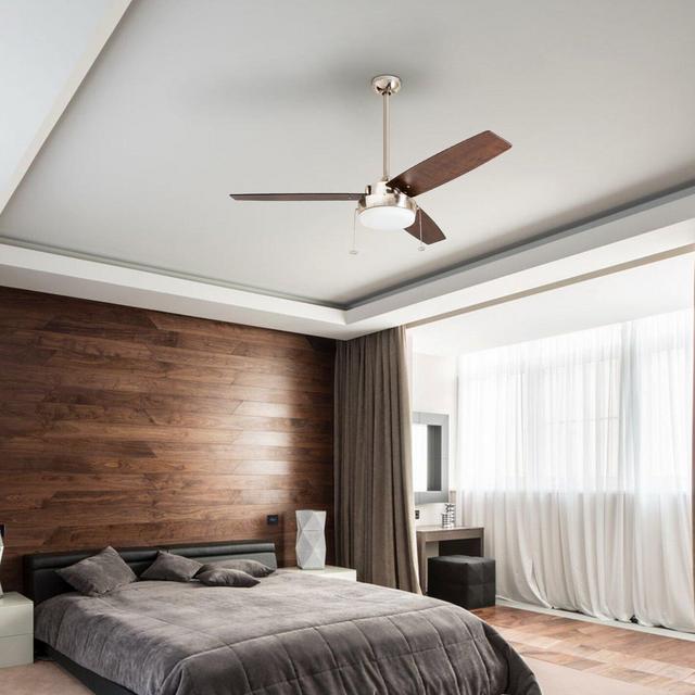 52'' Szymon 3 - Blade Propeller Ceiling Fan with Pull Chain and Light Kit Included