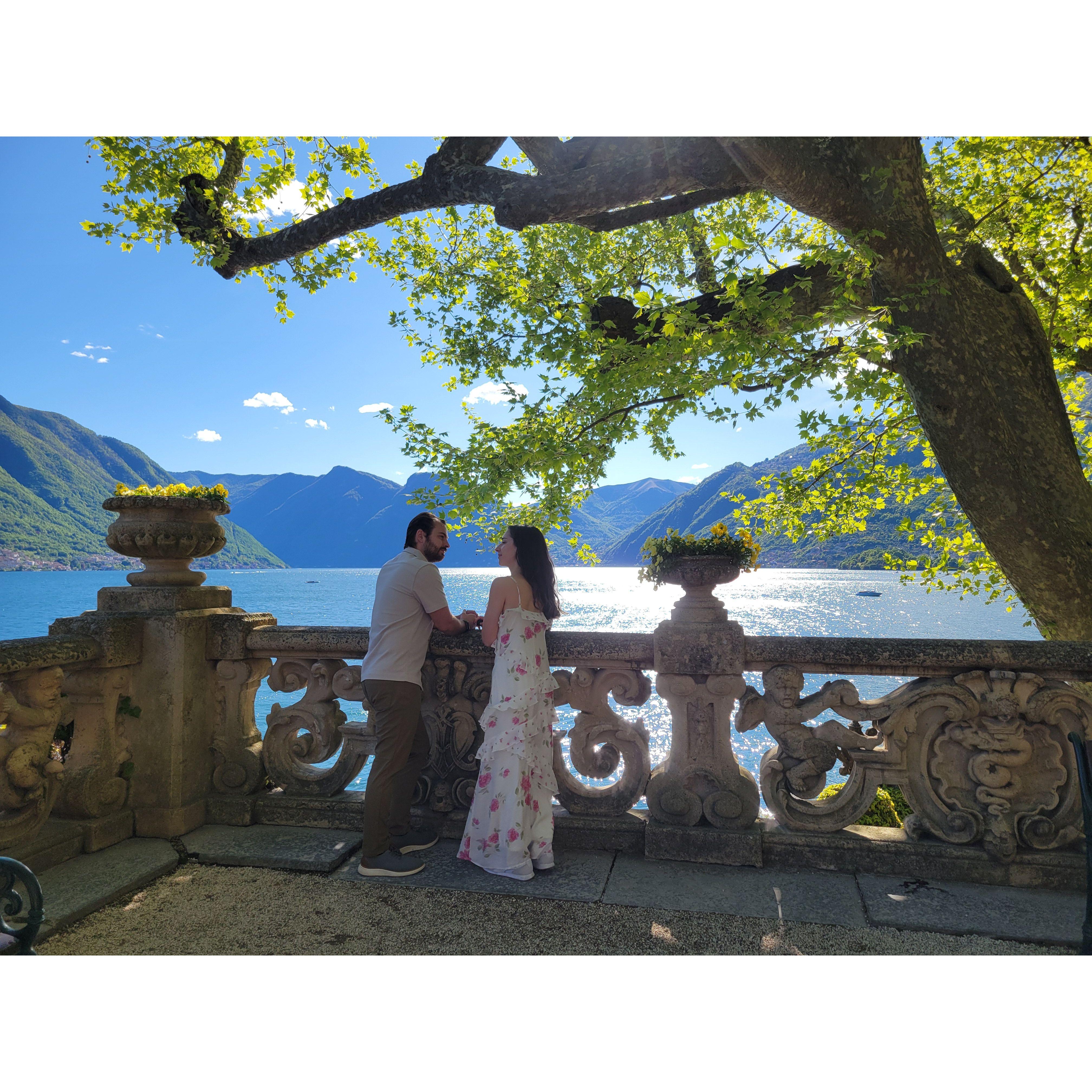 Living out our Star Wars fantasy at Lake Como, Italy