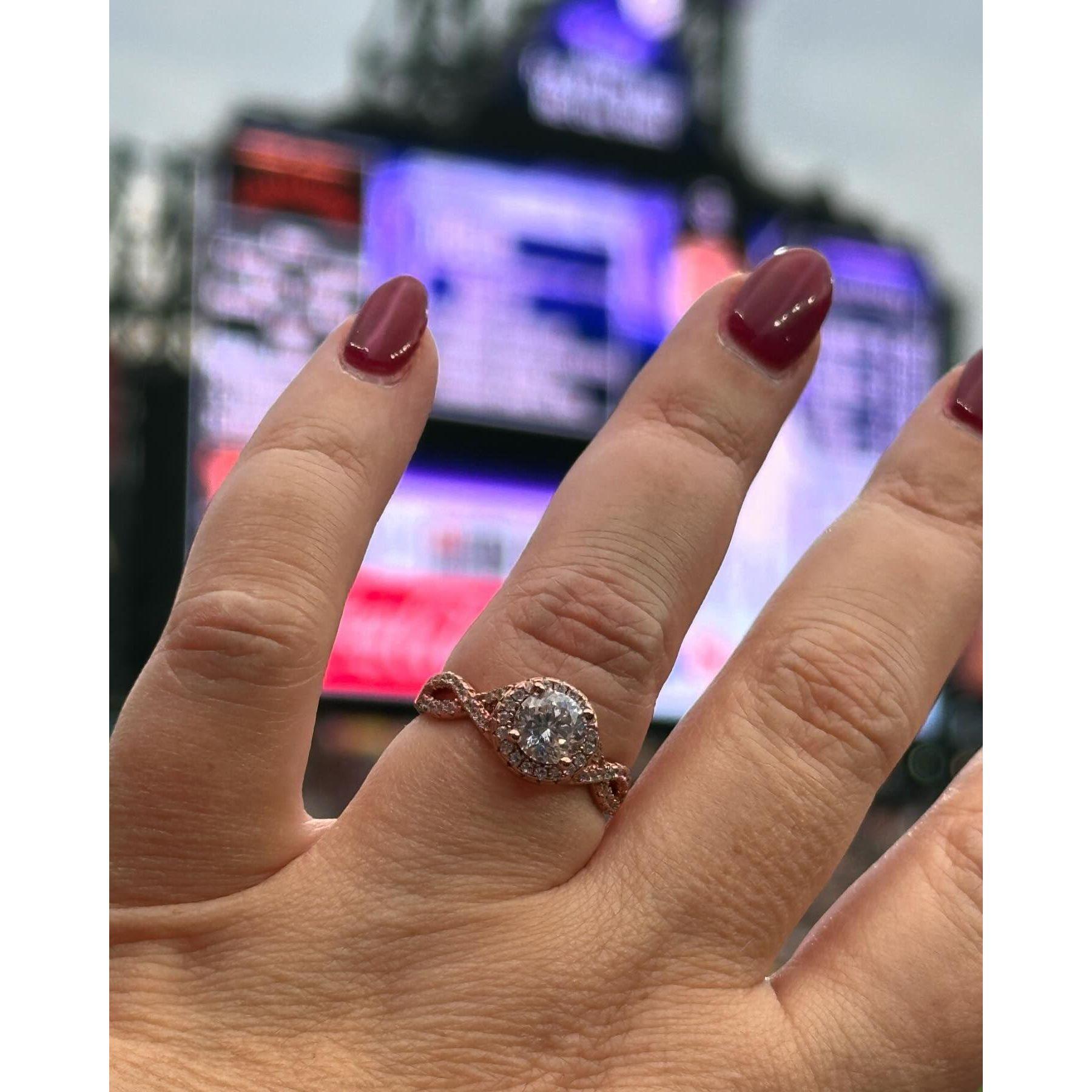 Of course Fran said yes!