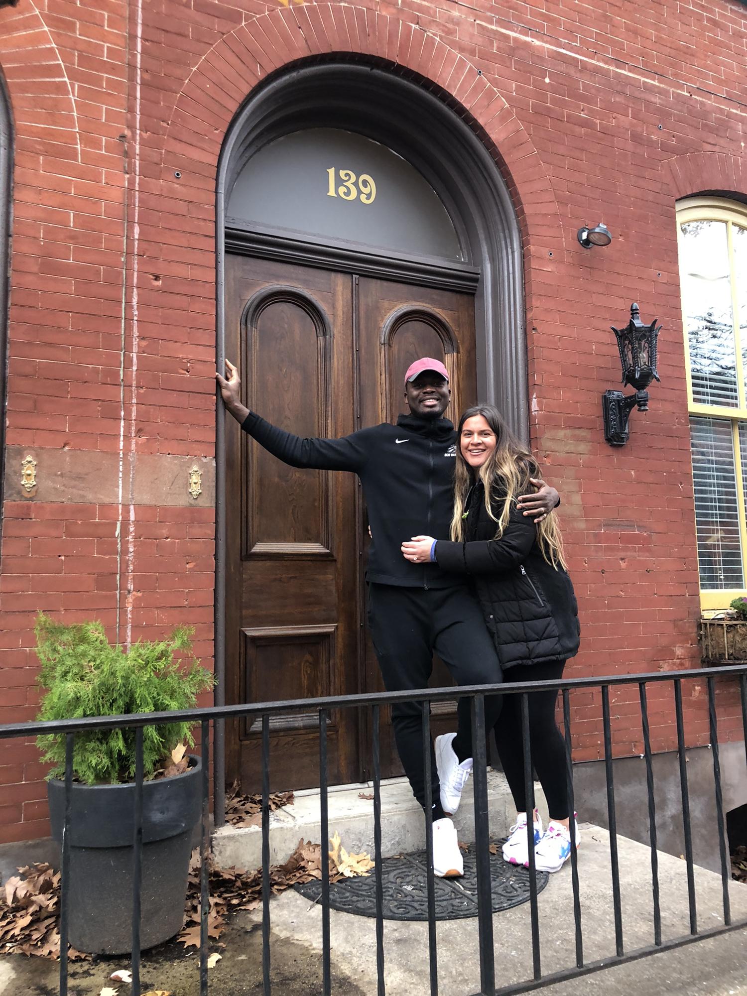 Our first “home” :) apartment in Lancaster, PA