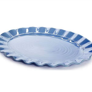 Southern Living Gracie Collection Scalloped Oval Platter