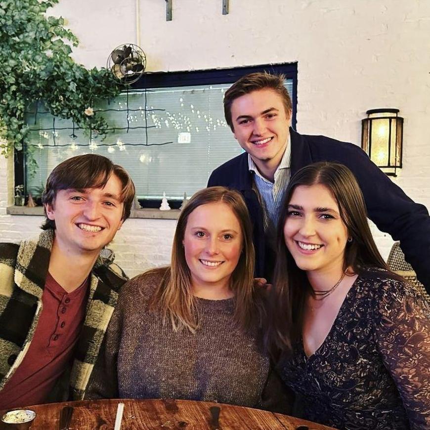 Connor's siblings, John and Hannah!
