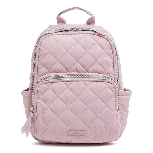 Vera Bradley Performance Twill Small Backpack, Hydrangea Pink