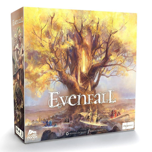 Evenfall - Strategy Board Game, Engine-Builder Card Game, Boundaries of Reality & Supernatural Dissolve, Ages 14+, 1-4 Players, 60+ Minutes