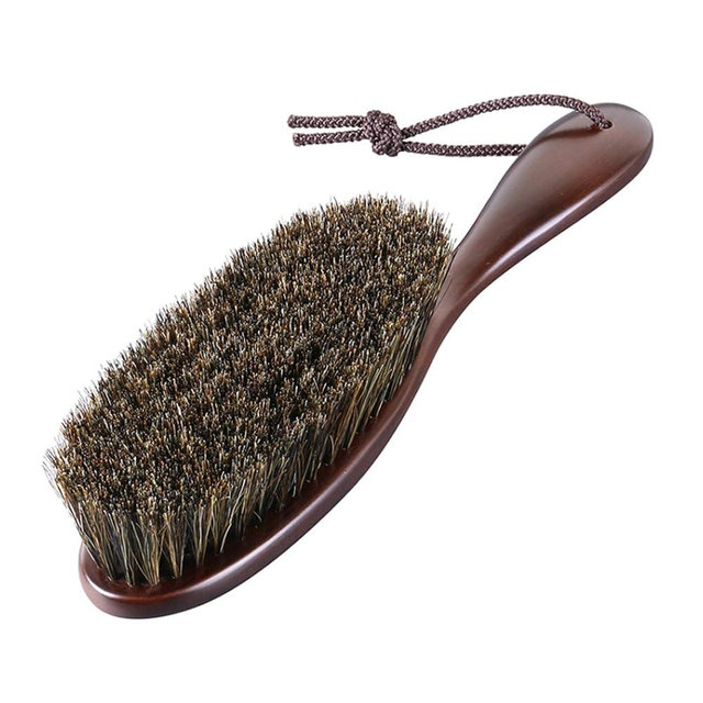 NAKATA HANGER:Made in Japan Clothes Brush Horse Hair Mars Brown