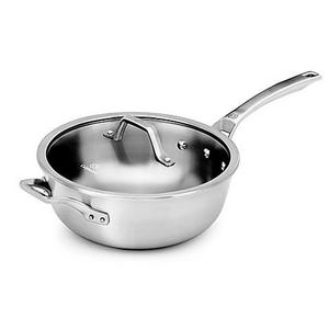 Calphalon® Signature™ Stainless Steel 4 qt. Covered Chef's Pan