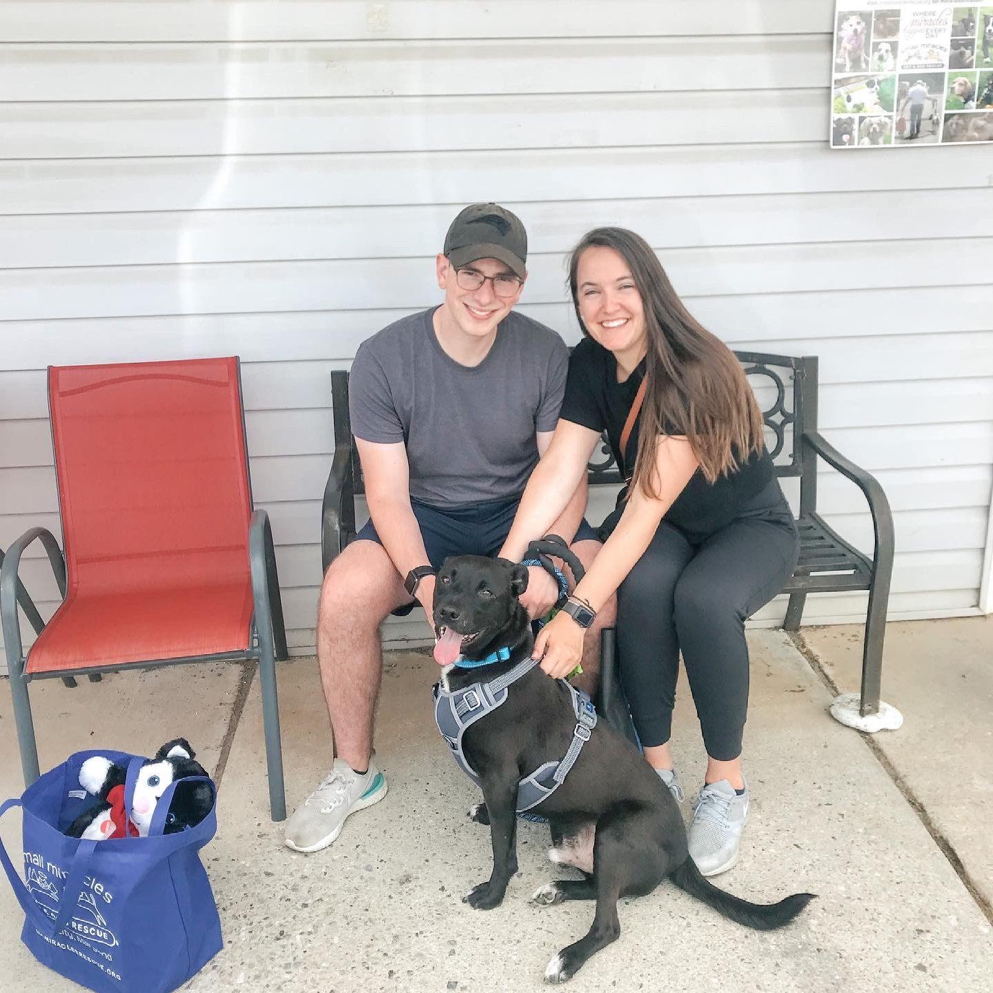 Our favorite day - the day we got Dallas!