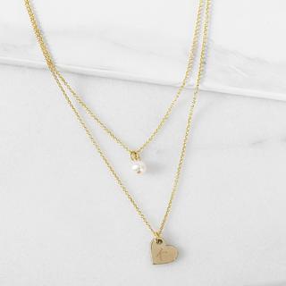 Personalized Double Chain Necklace