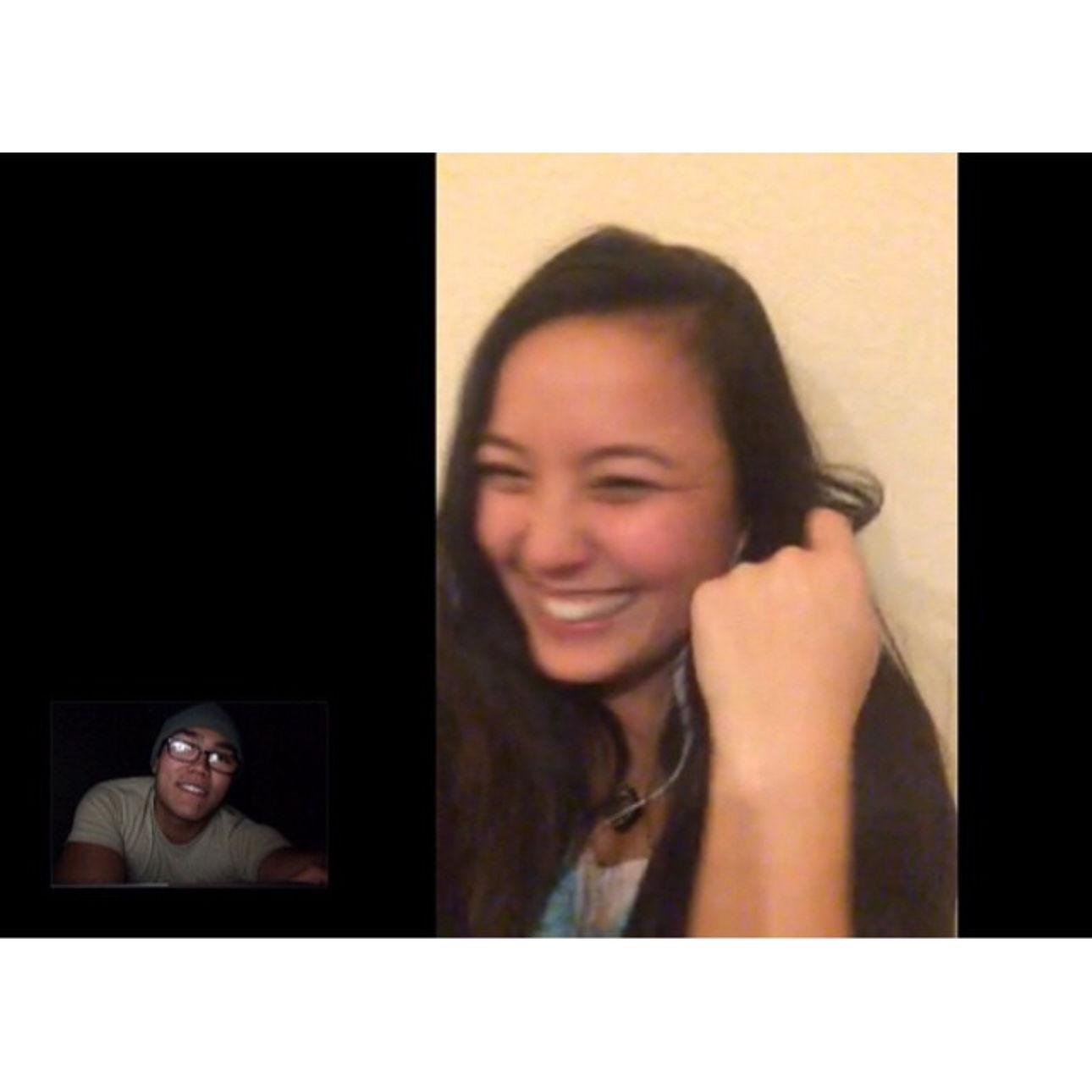 KYLE ASKING ME THE QUESTION OVER FACETIME!!