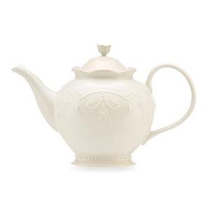 Lenox® French Perle™ Teapot in White
