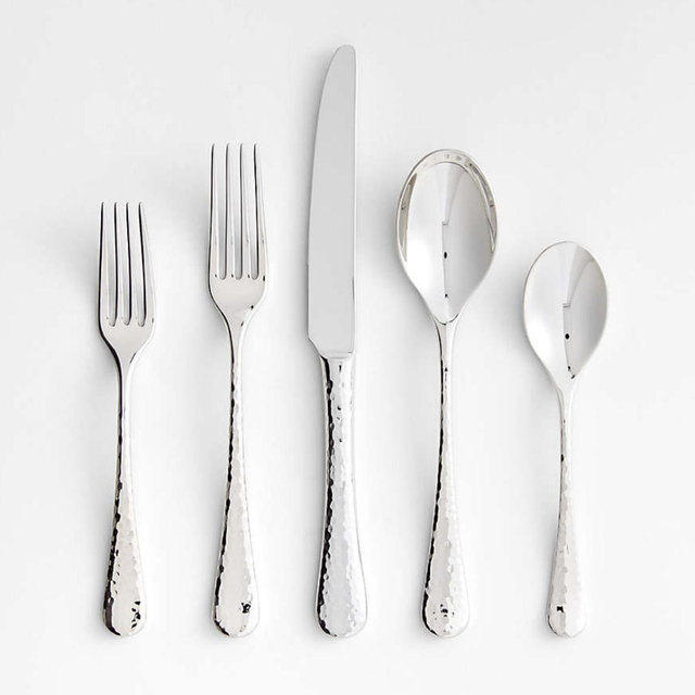 Caesna Texture 20-Piece Flatware Set