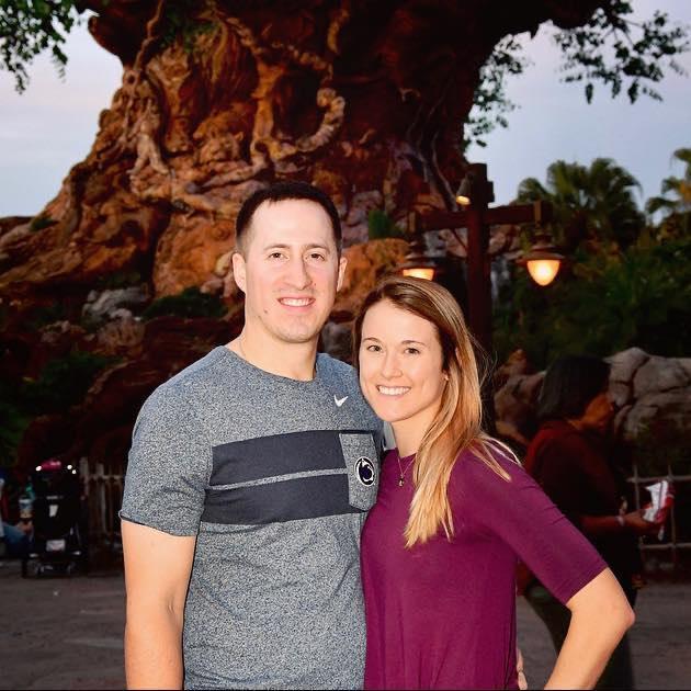 In front of the tree of life on our magical Disney trip, March 2020