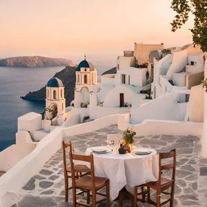 Cena romántica en Mykonos