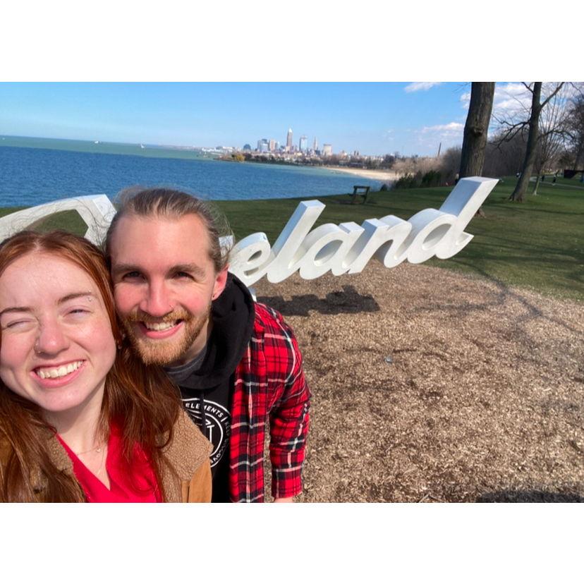 Celebrating our first anniversary by recreating our first "date"