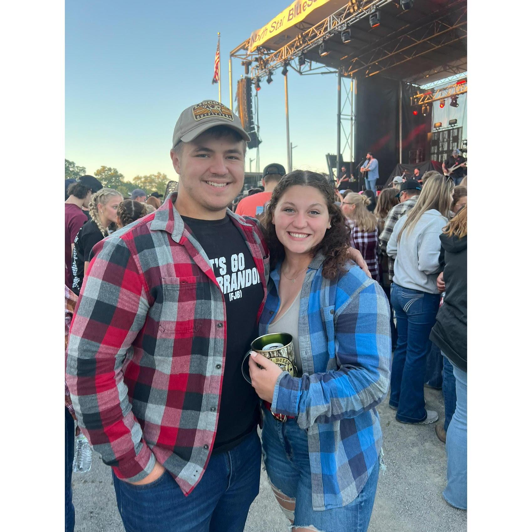 Mike took me to my first ever concert! We seen Scotty McCrerry