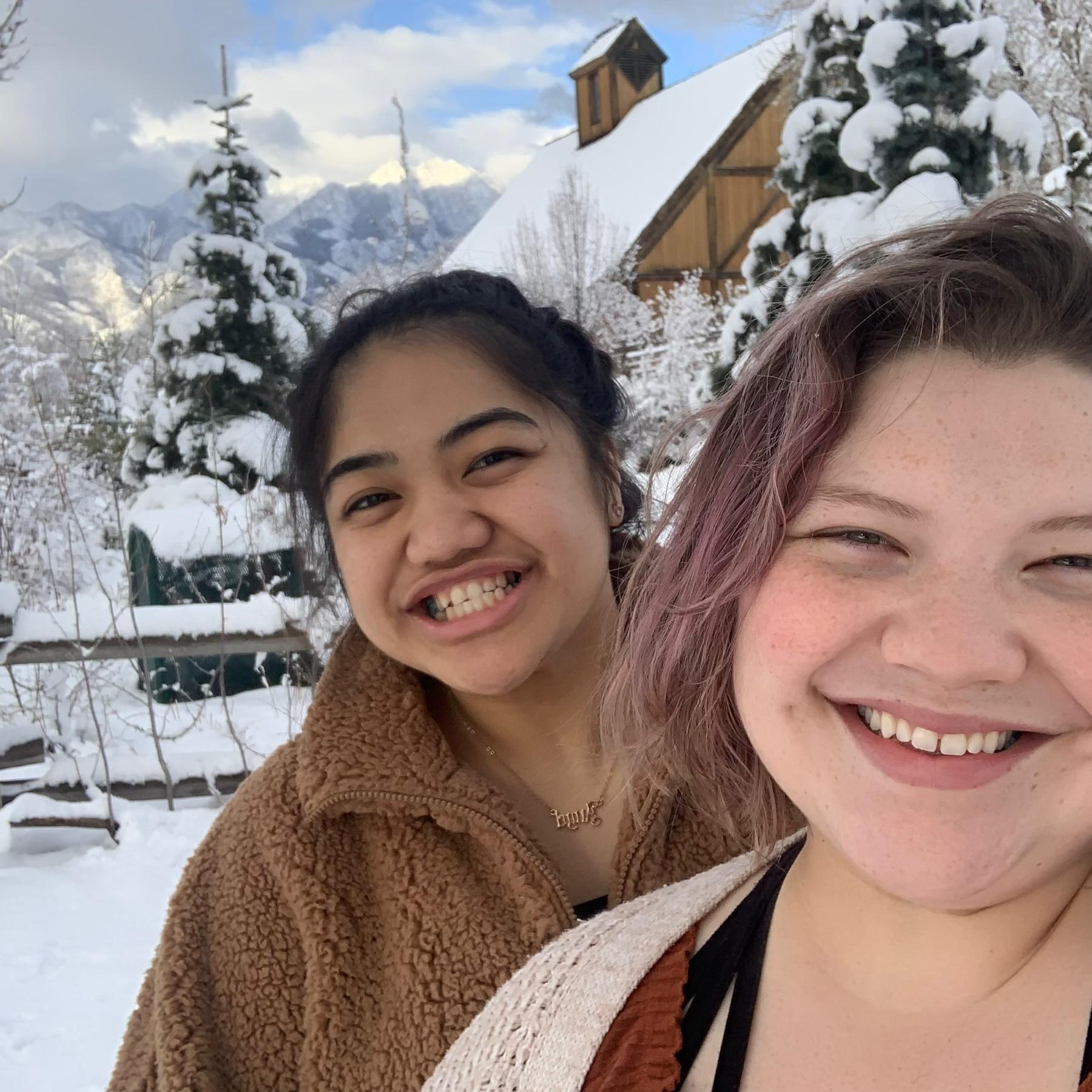 Our first photo as a couple, Dec 2021