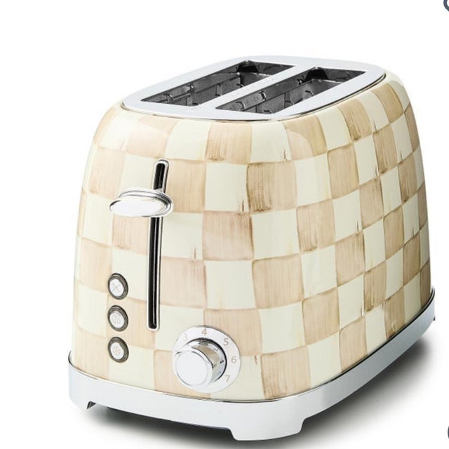 Courtly Check 2-Slice Toaster - MOCHA CHECK