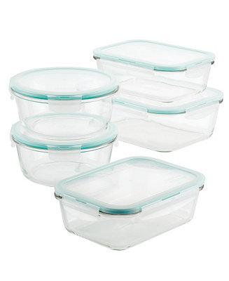Lock n Lock Purely Better™ Glass 10-Pc. Food Storage Container Set