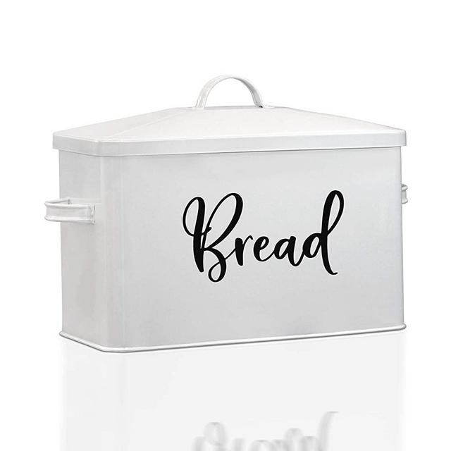Bread Box-Modern Farmhouse Kitchen Decor-Bread Boxes For Kitchen Counter Extra Large-Rustic Bread Storage-Breadbox Bin for Kitchen Countertop-Bread Containers Loaf Storage-Rustic Kitchen Accessories