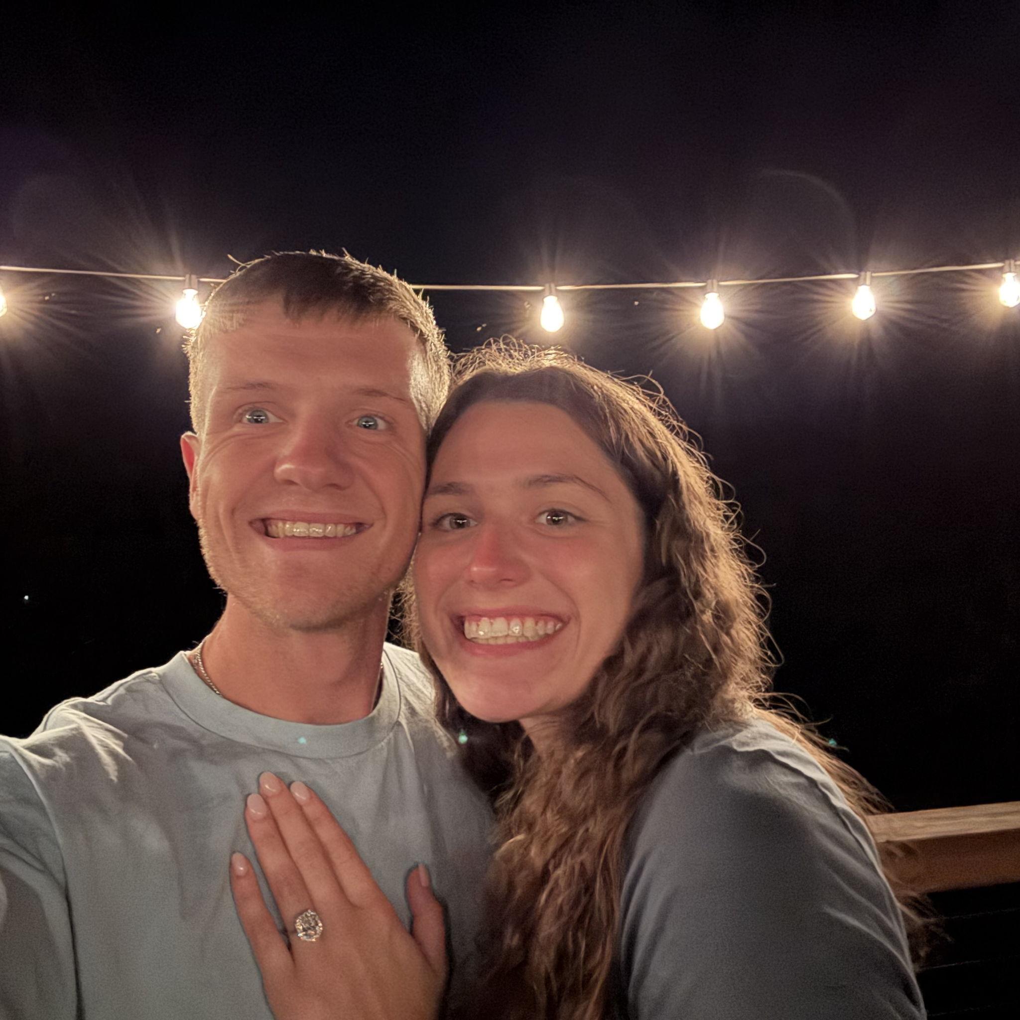 The night we got engaged!!
