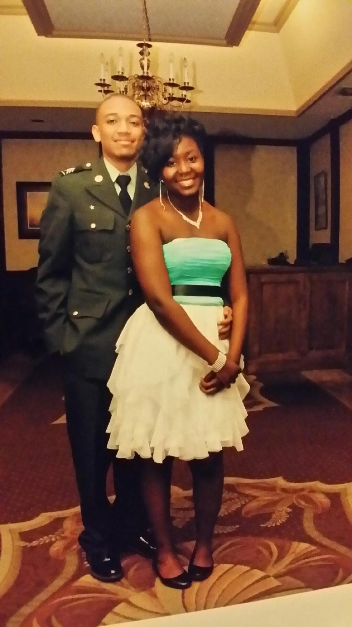 Our very first "parent approved" date was March 2, 2014 at Military Ball!