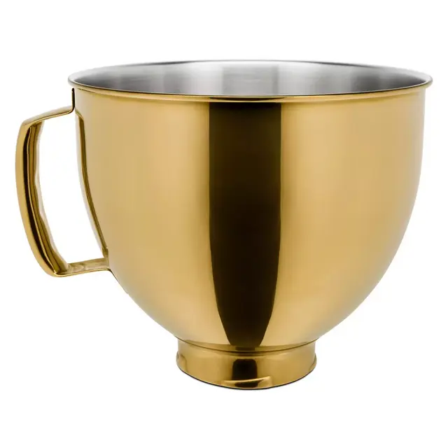 KitchenAid® 5 qt. Metallic Stainless Steel Bowl in Gold