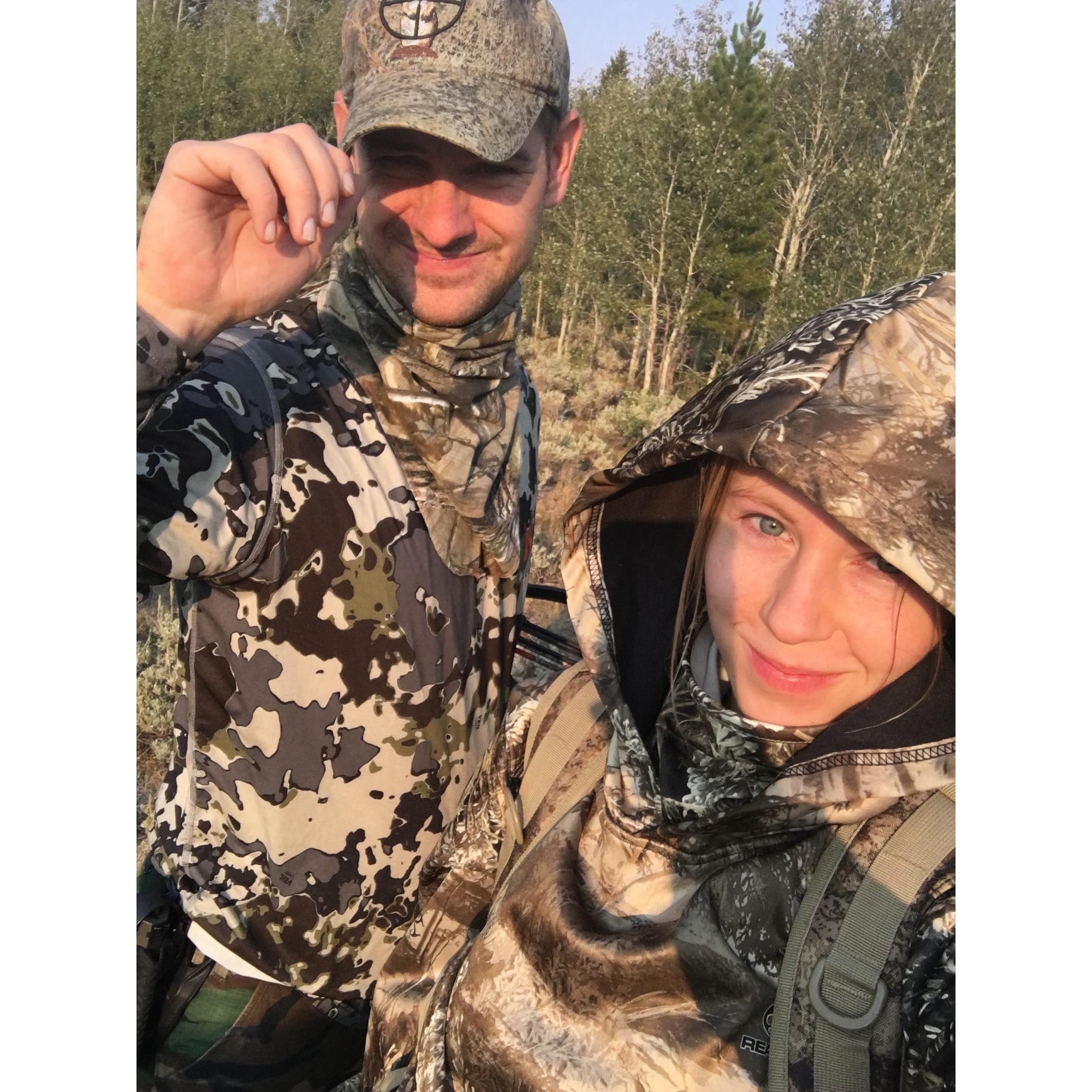 Kayleigh and Dillon sometimes go hunting together because Dillon loves hunting, and Kayleigh loves Dillon (and hunting can actually be kinda fun sometimes).