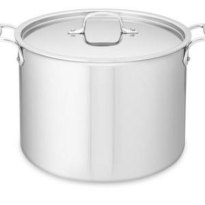 All-Clad Tri-Ply Stainless-Steel Stock Pot, 12-Qt.