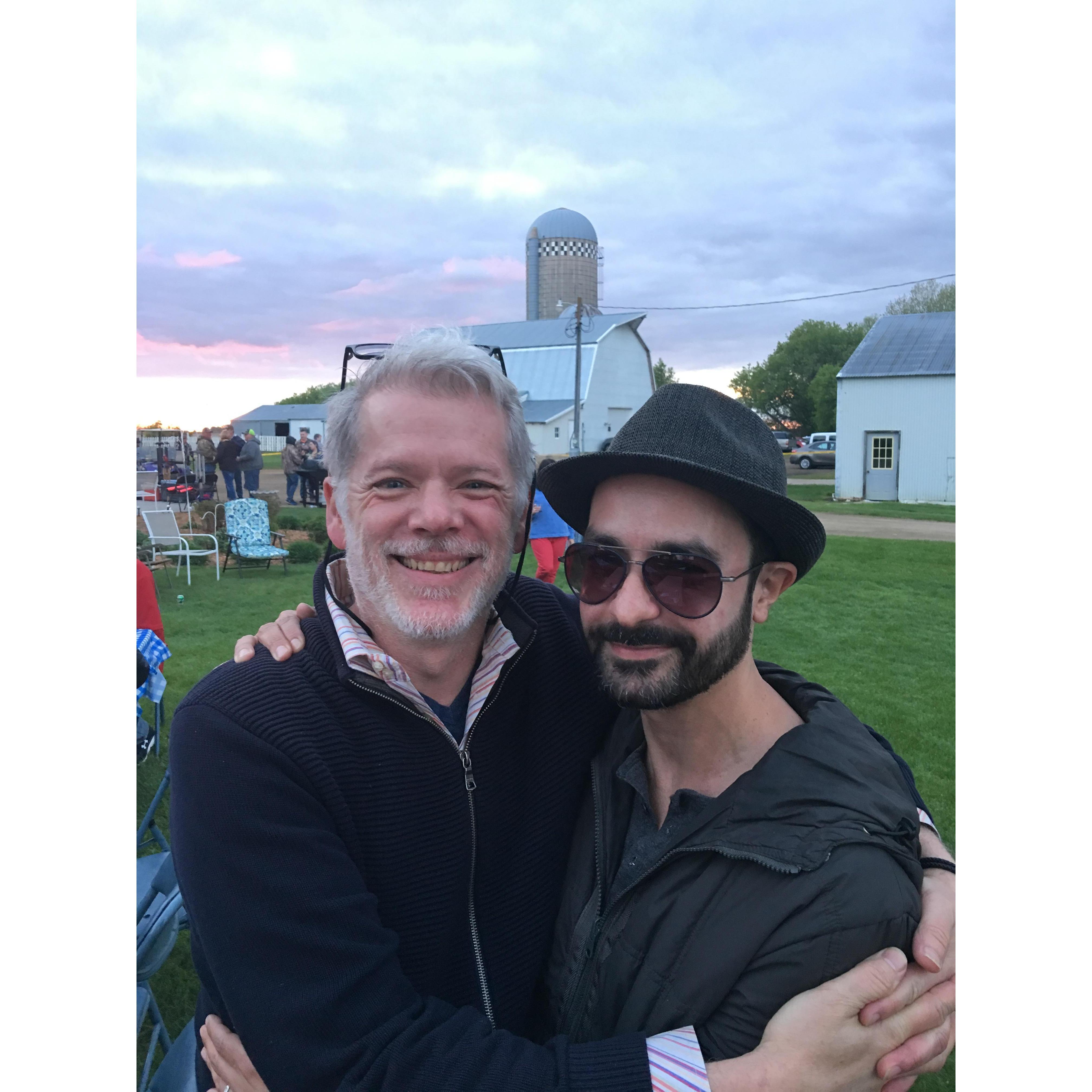 That time we found ourselves in a farm in Minnesota.