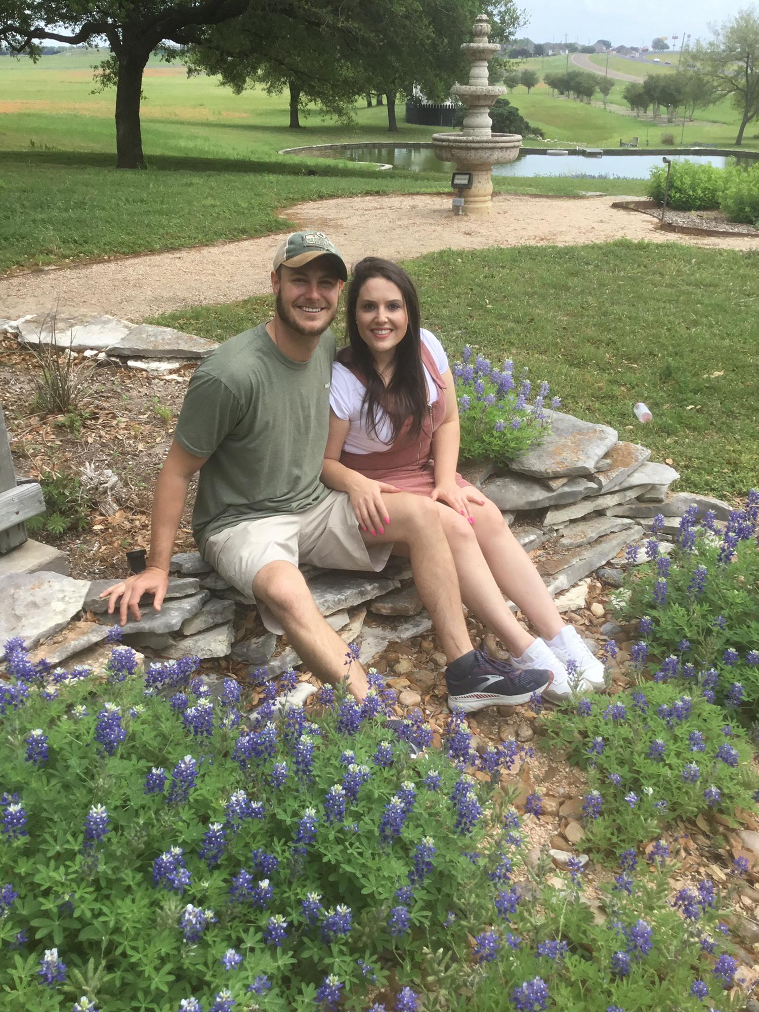 Texans things: bluebonnets field