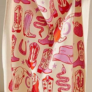 Calhoun & Co. Hey Cowgirl Oversized Dish Towel