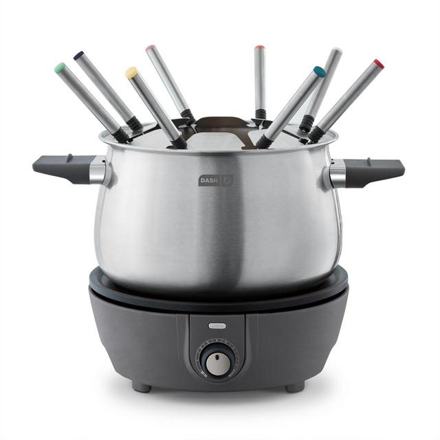 Dash® 3 qt. Deluxe Fondue Maker Set in Grey