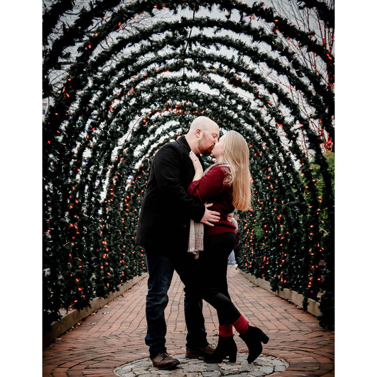 the spot she said "yes"