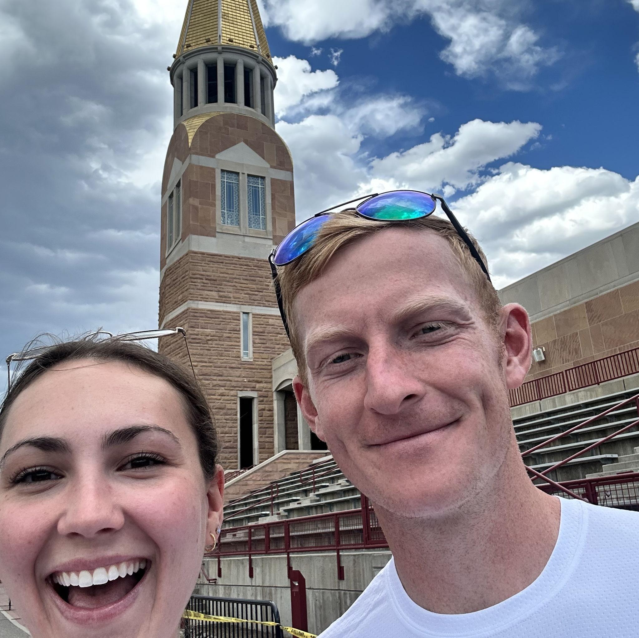7/26/25: Walking around University of Denver where Mick spent his freshman year of college