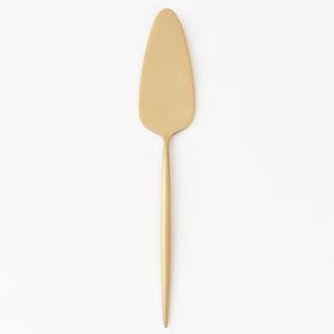 Moon Matte Champagne Pie Server by Cutipol