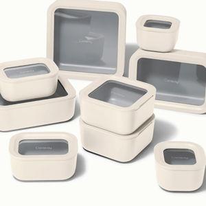 Food Storage + Minis Set in Color Cream