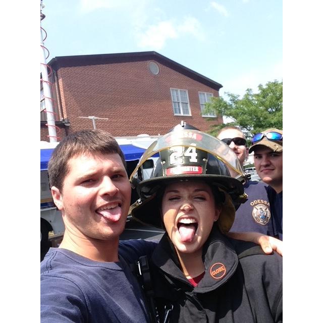 Our first Peach Festival together