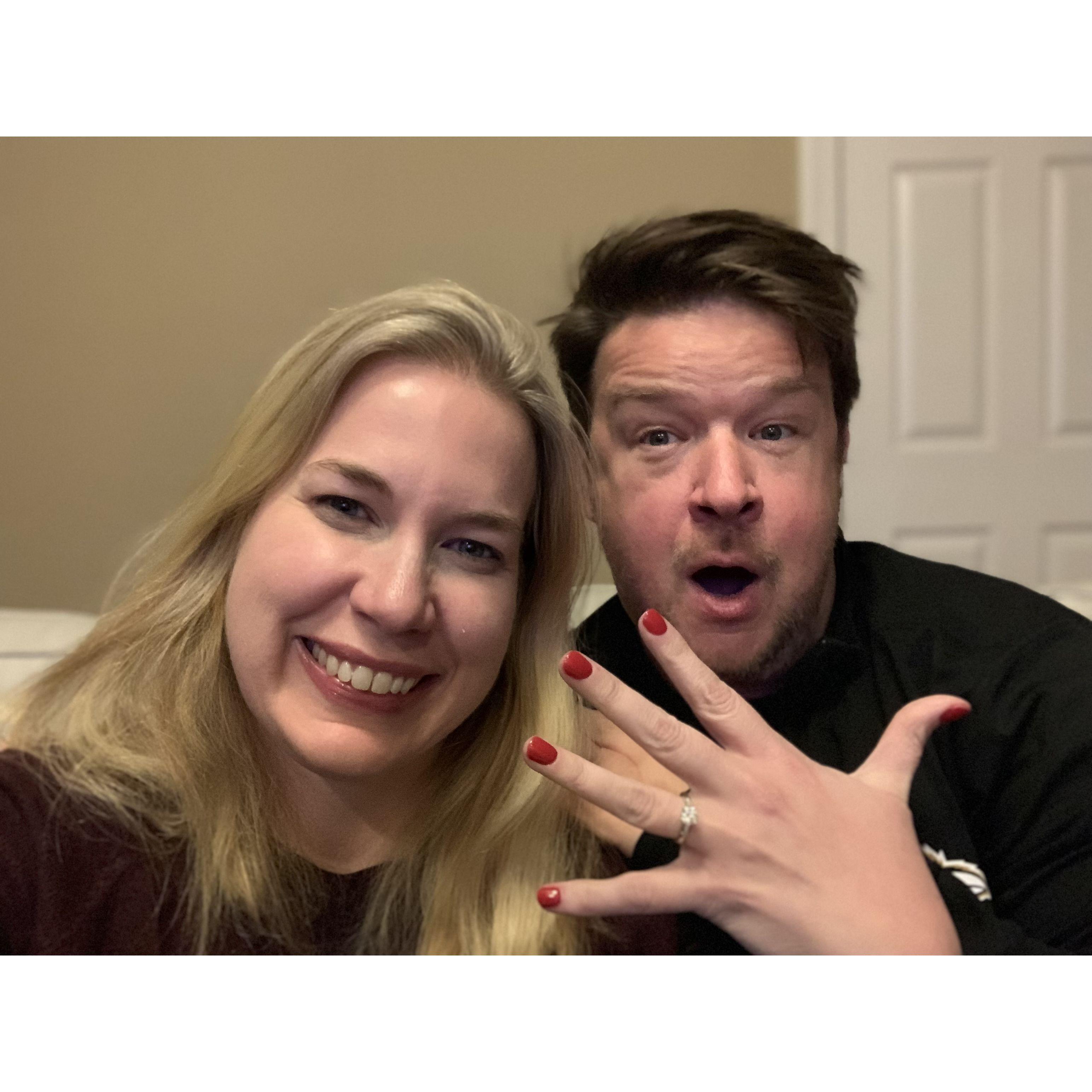 We are engaged